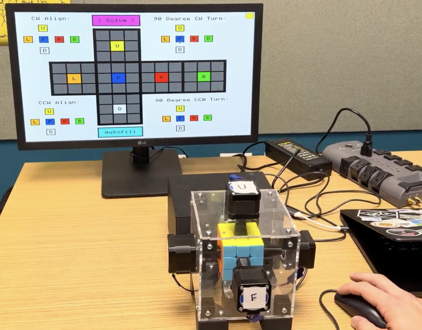 Mechanical Rubik's Cube Solver